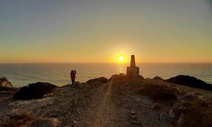 Pôr do Sol no Calhau dos Corvos/Praia Grande