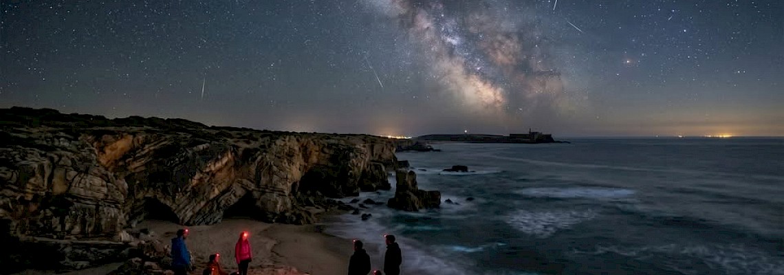 Chuva de Estrelas nas arribas do Guincho