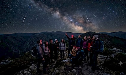 Chuva de estrelas no Alvão - Perseidas de Agosto