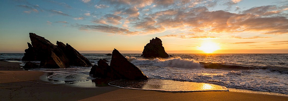 Pôr do Sol nas  Arribas da Adraga