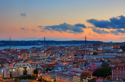 Sunset nos Miradouros de Lisboa